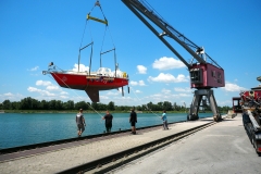 Mit dem LKW an den Rhein