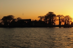 Kunta Kinteh Island im Sonnenuntergang