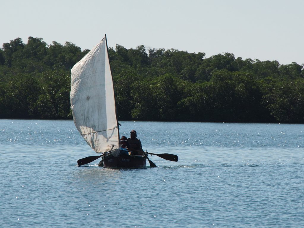 Fischer in Marea del Portillo, Südküste Cubas