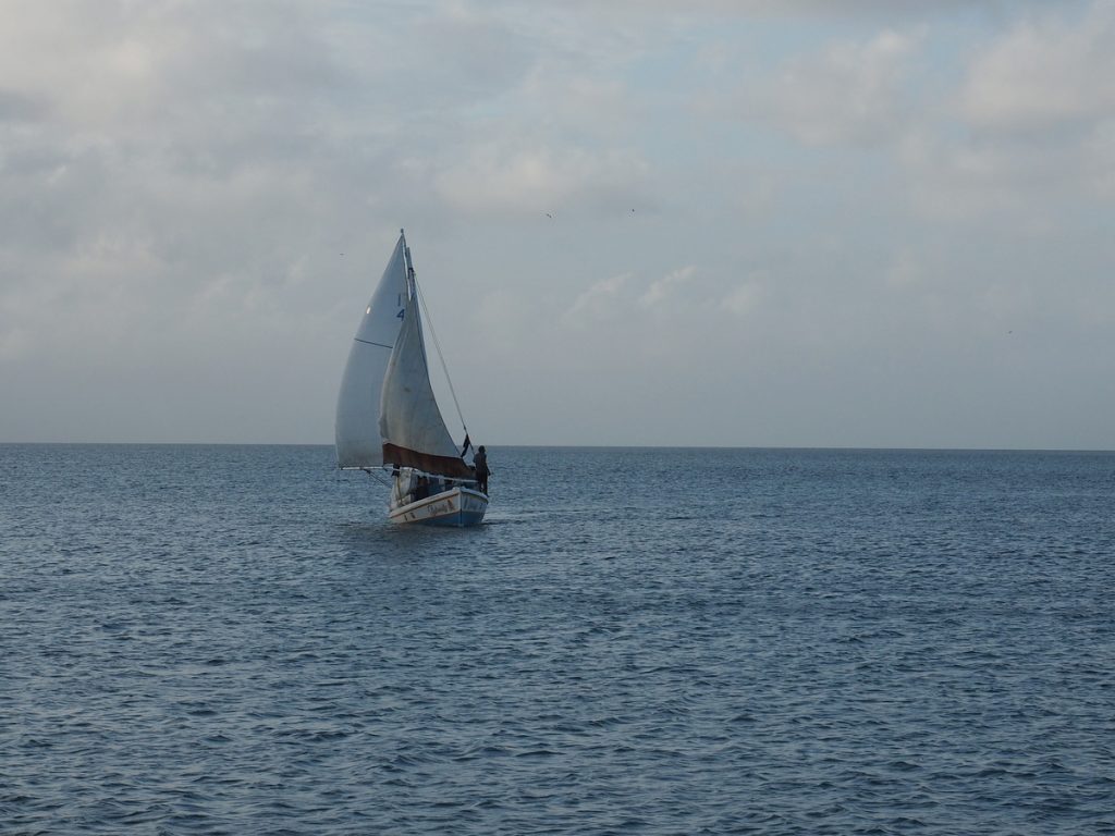 Fischerboot in Belize