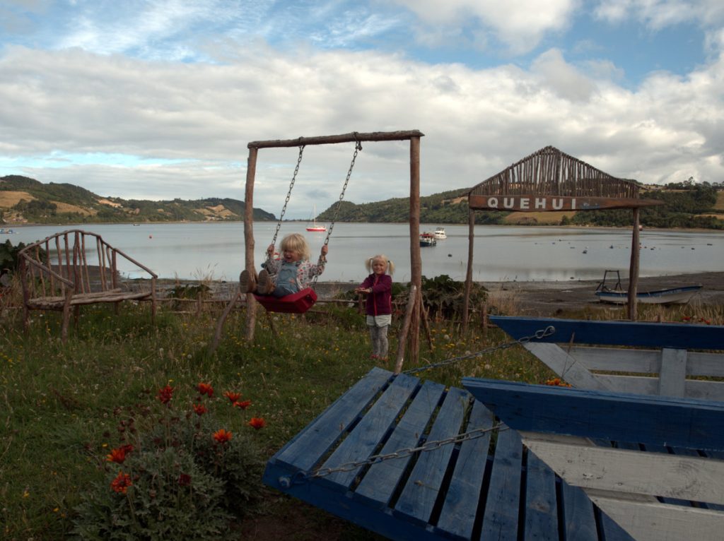 Spielplatz auf Quehui bei Chiloe